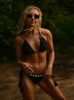 BLACK SHELL - CROCHET BIKINI SET