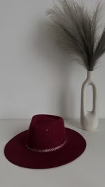 FEDORA HAT - BURGUND - Image 2