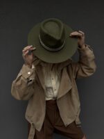 FEDORA HAT - VERDE BOHO