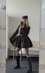 MILY BROWN DRESS - Image 2