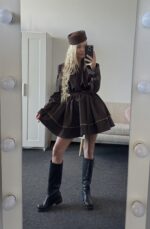 MILY BROWN DRESS - Image 3