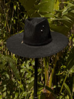 STRAW FEDORA HAT -NOIR - Image 3