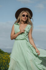 FLORA DRESS MINT - Image 4