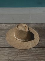 STRAW FEDORA HAT - GOLDEN SUN - Image 4