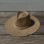 STRAW FEDORA HAT - GOLDEN SUN