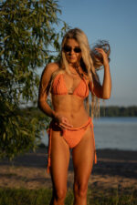 ORANGE SUNSET - CROCHET BIKINI SET - Image 4