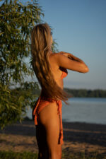 ORANGE SUNSET - CROCHET BIKINI SET - Image 2