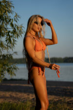 ORANGE SUNSET - CROCHET BIKINI SET - Image 6