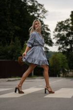 SILVI DRESS BLUE - Image 2