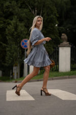 SILVI DRESS BLUE - Image 3