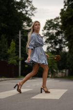 SILVI DRESS BLUE - Image 6