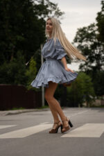 SILVI DRESS BLUE - Image 5